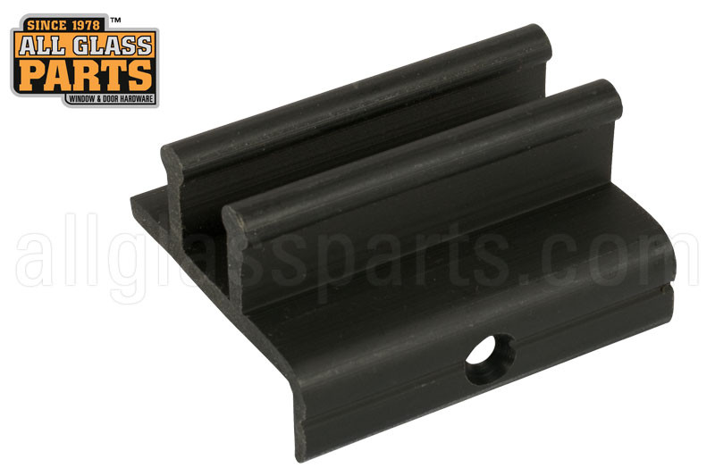 Shower Door Bottom Guide Black 1 15 16 Length