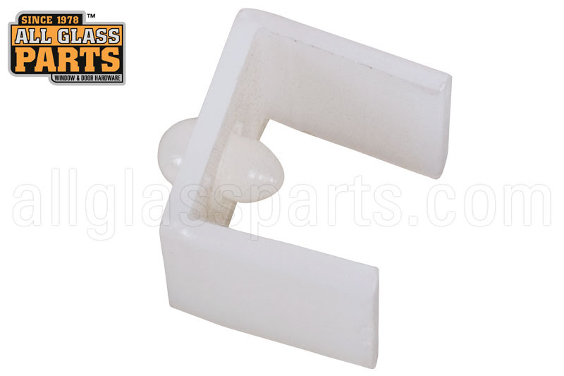 Sliding Shower Door Bottom Guide White 1 2 Length
