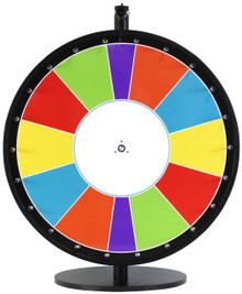 24 Inch Carnival Colors with Special Sections Color Dry Erase Wheel