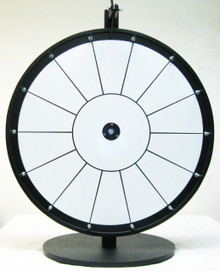 24 Inch Standard White Prize Wheel with 14 section lines
