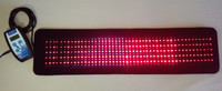 Red and Infrared LED light therapy pad for pain relief, showing flexible design and controller