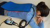 Red and Infrared LED light therapy pad for pain relief, showing flexible design