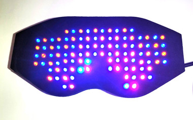 Red and Blue LED pad designed specifically for treating the face.