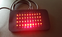 Red LED light therapy pad for pain relief and inflammation, showing flexible design