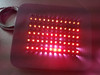 Red LED light therapy pad for pain relief and inflammation, showing flexible design