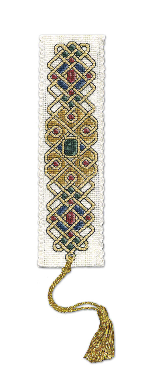Textile Heritage Collection Cross Stitch Bookmark Kit Celtic Jewel