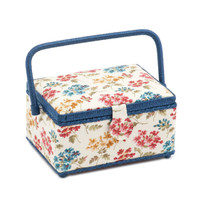 Flowers a Plenty HGM\278 Medium Rectangle Hobbygift Sewing Box
