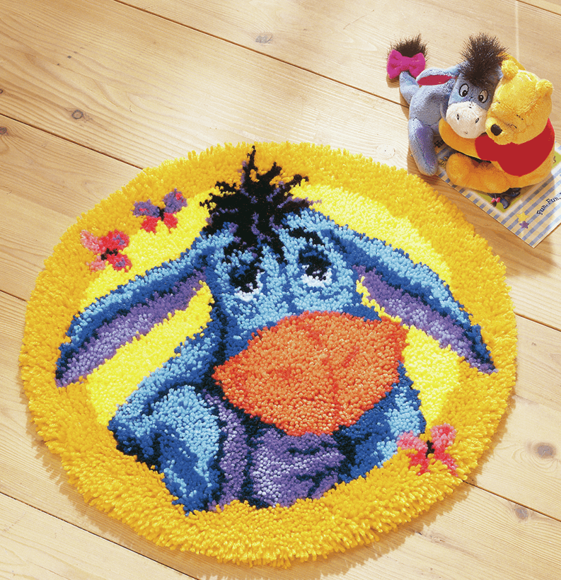 Latch Hook Kit Shaped Rug Disney Eeyore Mariescrossstitch Co Uk