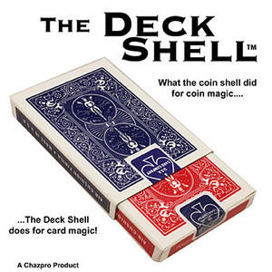 The Deck Shell 2.0 by Chazpro! Bicycle Poker Sized Red Back New and Improved!