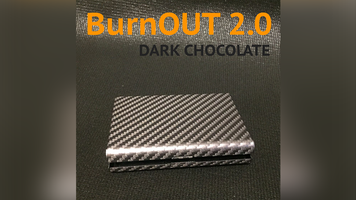 BURNOUT 2.0 CARBON DARK CHOCOLATE by Victor Voitko (Gimmick and Online Instructions)