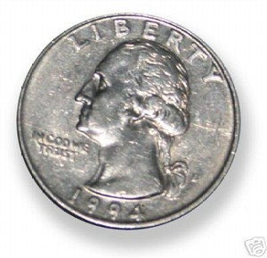 : Penny Shimmed Shell Coin Sample Pack Quarter Half & Blank Half 5 Nickel 