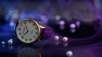 Infinity Watch V3 - Gold Case White Dial / PEN Version (Gimmick and Online Instructions) by Bluether Magic