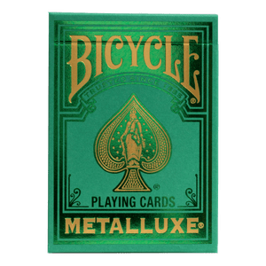 Bicycle Metalluxe Green 2022 Playing Cards Professional Stripper Deck -Limited Edition