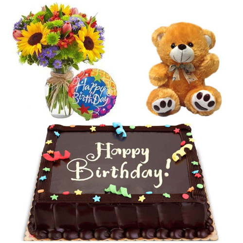 cake and teddy delivery
