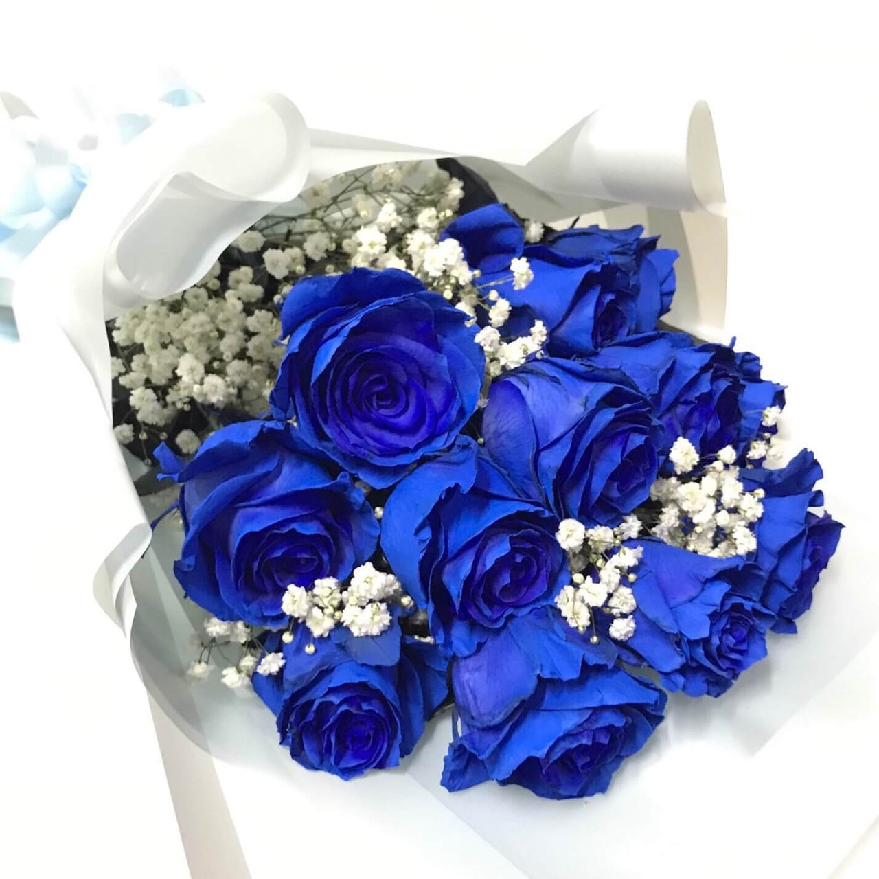Send Dozen Blue Ecuadorian Roses Manila Flower Delivery PH