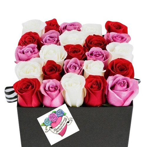 25 Boxed Roses Send Roses In A Box Manila Roses Delivery