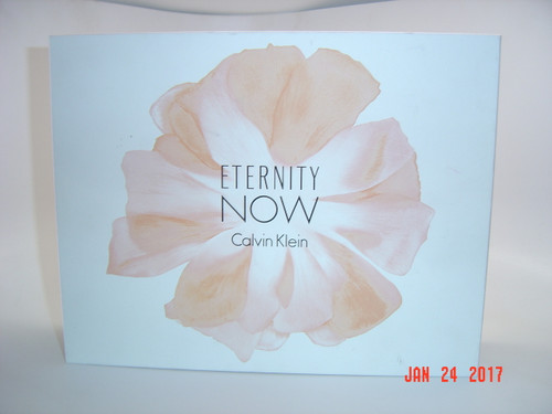 ETERNITY NOW FOR HER 3 PCS GIFT SET: NEW AND UNOPENED PACKAGE? GENUINE & 100% AUTHENTIC FRAGRANCE.

3.4FLOZ EAU DE PARFUM, 3.4FLOZ BODY LOTION,0.33FLOZ EAU DE PARFUM SPRAY