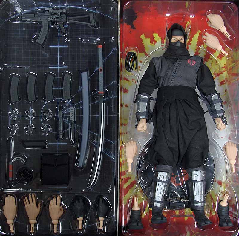 G.I. Joe Black Dragon Ninja Boxed Figure Toy Anxiety