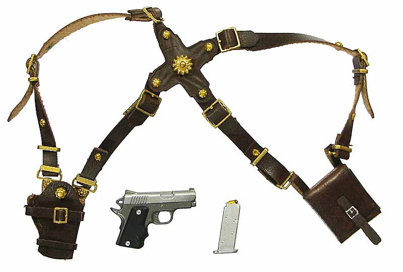 Uncharted 3 Nathan Drake Pistol w/ Shoulder Holster (Limit 2) Toy