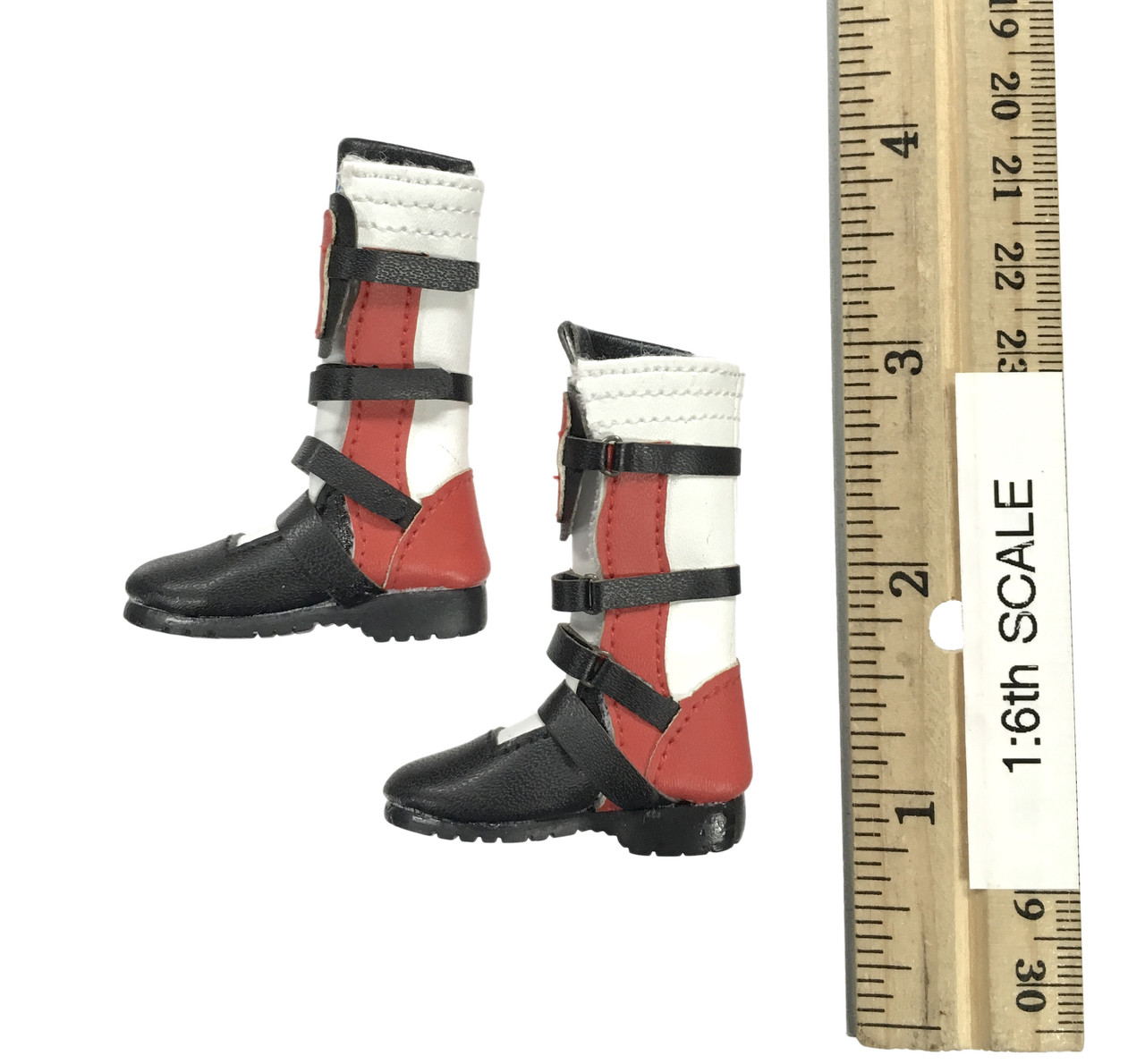 Female Character Set CT013 Tifa Boots (Red) (For Feet) Toy Anxiety