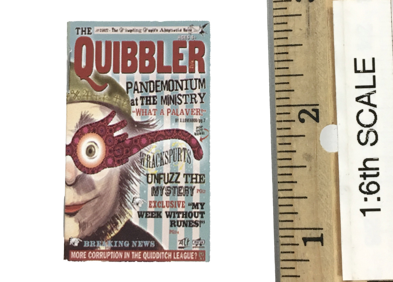 Harry Potter Luna Lovegood The Quibbler Magazine Toy Anxiety