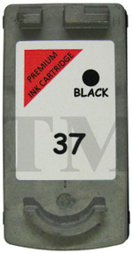 Canon PG-37 Remanufactured Ink Cartridge - High Capacity Black Ink Cartridge - Compatible For ( PG-37, 2145B001)