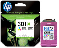 HP 301 XL Original Tri-Colour Ink Cartridge (CH564EE, HP 301XL, HPCH564EE)