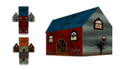 Free Printable 3-D Haunted House