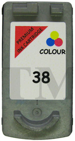 Canon CL-38  Remanufactured Ink Cartridge - High Capacity Tri-Colour Ink Cartridge - Compatible For (CL-38, 2146B001)