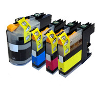 Brother LC123 XL Compatible Ink Cartridges Multipack Pack - High Capacity 4 Colour - Black / Cyan / Magenta / Yellow