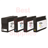HP 932 XL / 933 XL Ink Cartridges Multipack Pack – Black / Cyan / Magenta / Yellow (Compatible For CN053AE / CN054AE / CN055AE / CN056AE)
