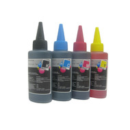 Dye Based CISS Ink Refill Bottle 400ml Black, Cyan, Magenta, Yellow Set