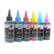 Dye Based CISS Ink Refill Bottle 600ml Black, Cyan, Magenta, Yellow, Light Cyan, Light Magenta Set
