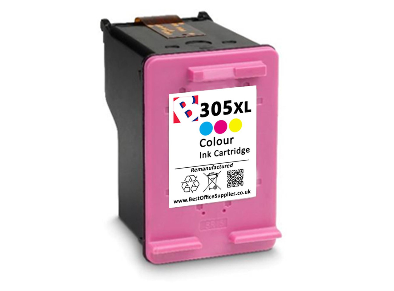 305 XL Remanufactured Ink Cartridge - High Capacity Tri-Colour Ink  Cartridge - Compatible For HP Deskjet 2710 - Best Office Supplies Ltd