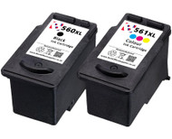 Canon PG-560 XL / CL-561 XL Remanufactured Ink Cartridges Multipack- High Capacity Black & Tri-Colour Ink Cartridges - Compatible For (PG-560XL, PG560XL, 3712C001, CL-561XL, CL561XL, 3731C001)