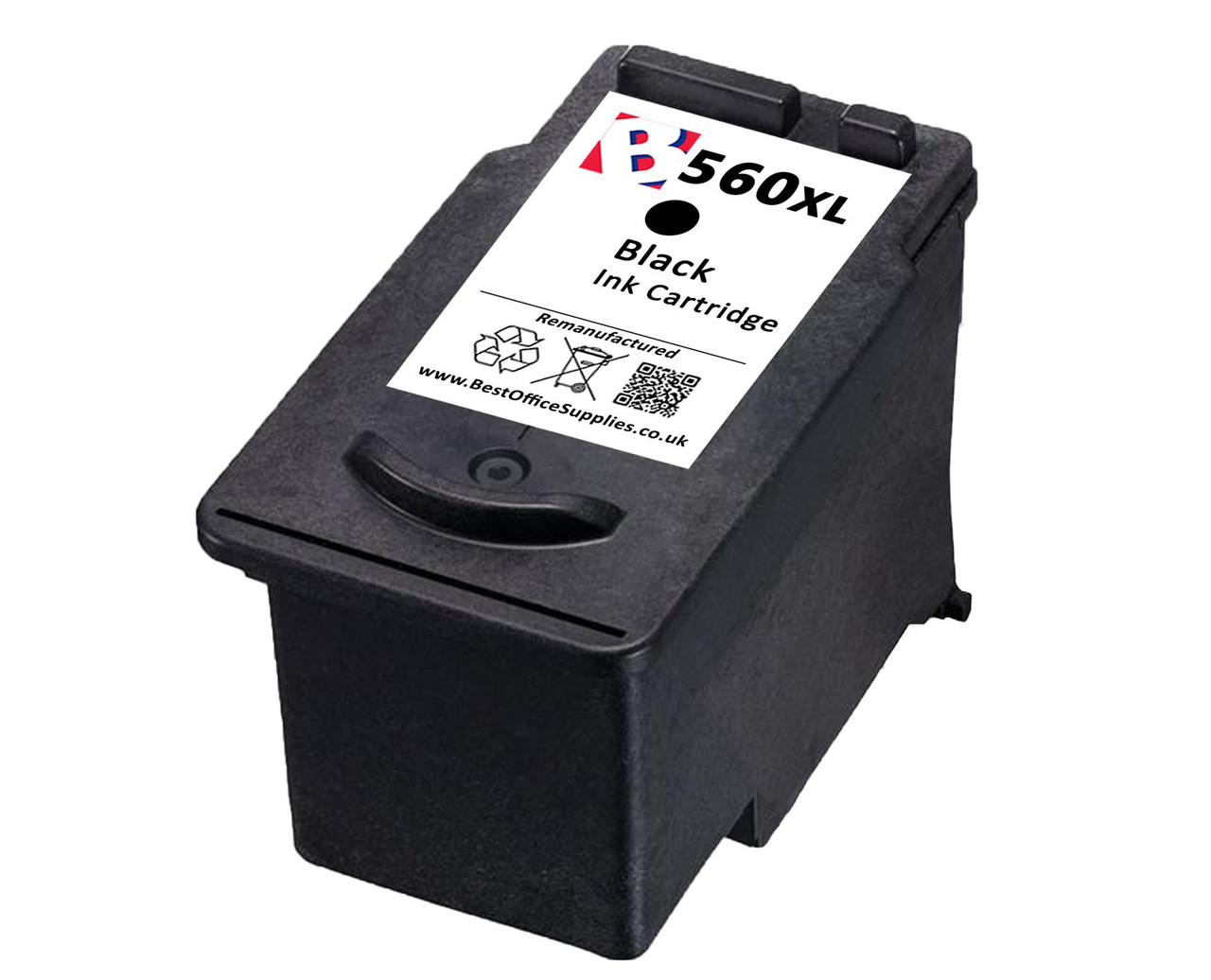 Canon PG-560 XL Remanufactured Ink Cartridge - High Capacity Black Ink  Cartridge - Compatible For (PG-560XL, PG560XL) - Best Office Supplies Ltd