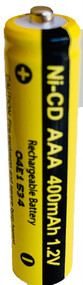 AAA Rechargable Battery 1.2V 400mAh Triple A for Electronic Devices Phones Toys
