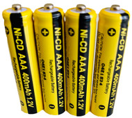 4 x AAA Rechargable Batterys 1.2V 400mAh Triple A for Electronic Devices Phones Toys