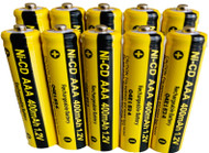 10 x AAA Rechargable Batterys 1.2V 400mAh Triple A Electronic Devices Phones Toys