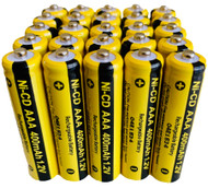 25 x AAA Rechargable Batterys 1.2V 400mAh Pack Electronic Devices Phones Toys
