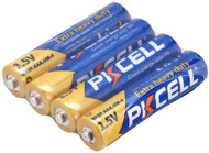 PKCELL 4 PCS AAA R03P Batteries 1.5V Heavy Duty Carbon-zinc Single Use Batteries