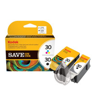 Kodak Original 30 Black & 30 Colour Set Ink Cartridges