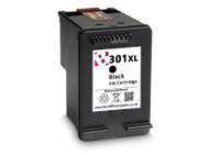 HP 301 XL Remanufactured Ink Cartridge - High Capacity Black Ink Cartridge - Compatible For  (CH563EE, HP 301XL, CH563E)