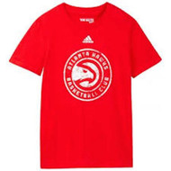 Adidas NBA Atlanta Hawks Youth Boys 8-20 Primary Logo Tee