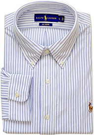 Polo Ralph Lauren Men's Striped Knit Oxford Shirt