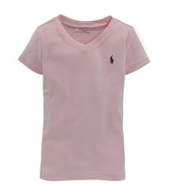 Polo Ralph Lauren Little Girls COTTON-MODAL V-NECK TEE