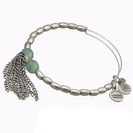 Alex and Ani Artist's Palette Tassel Beaded Wire Bangle New MSRP $58 Authentic