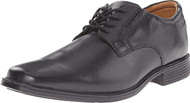 Clarks Men's Tilden Plain Oxford, Black Leather, Size 13M US