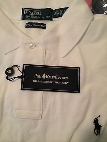 NEW Polo Ralph Lauren Custom-Fit Stretch-Mesh Polo Shirt, New MSRP $98  Authentic - SideBay