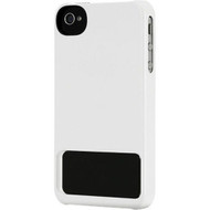 New Incase CL59898 Snap Hard Case for Apple iPhone 4S/4 White Black with Stand